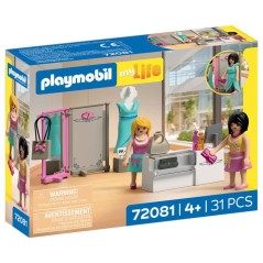PLAYMOBIL 72081 Boutique de mode, My Life Le shopping, 76 pieces, Des