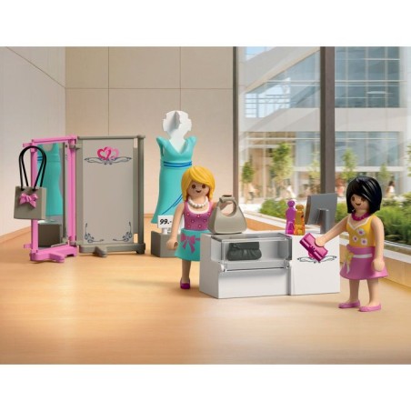 PLAYMOBIL 72081 Boutique de mode, My Life Le shopping, 76 pieces, Des 4 ans