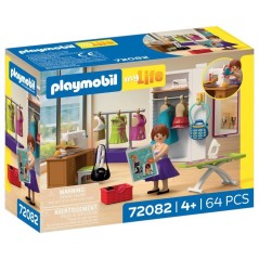 PLAYMOBIL 72082 Atelier de stylisme, My Life Le shopping, 64 pieces, D