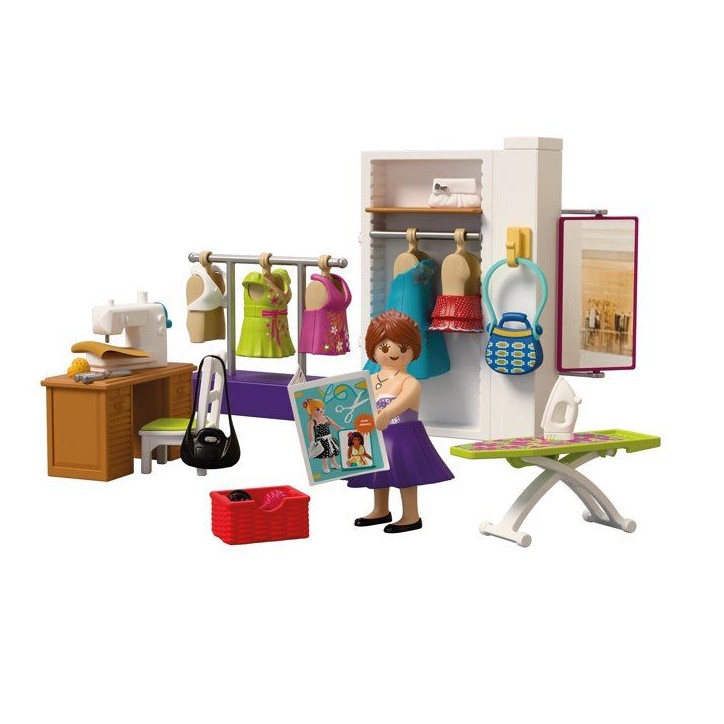 PLAYMOBIL 72082 Atelier de stylisme, My Life Le shopping, 64 pieces, Des 4 ans PLAYMOBIL 72082 Atelier de stylisme, My Life Le shopping, 64 pieces, Des 4 ans