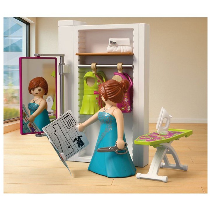 PLAYMOBIL 72082 Atelier de stylisme, My Life Le shopping, 64 pieces, Des 4 ans PLAYMOBIL 72082 Atelier de stylisme, My Life Le shopping, 64 pieces, Des 4 ans