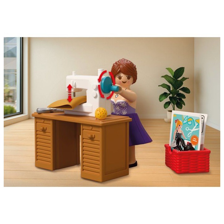 PLAYMOBIL 72082 Atelier de stylisme, My Life Le shopping, 64 pieces, Des 4 ans PLAYMOBIL 72082 Atelier de stylisme, My Life Le shopping, 64 pieces, Des 4 ans