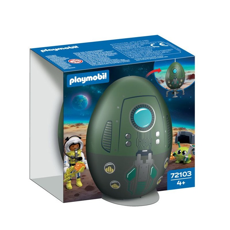 PLAYMOBIL 72103 oeuf 2en1 Mission Espace, L'espace, 39 pieces, Cadeau
