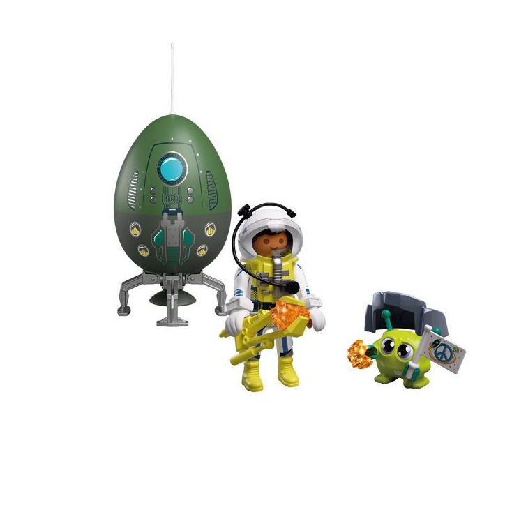 PLAYMOBIL 72103 oeuf 2en1 Mission Espace, L'espace, 39 pieces, Cadeau a Pâques, des 4 ans PLAYMOBIL 72103 oeuf 2en1 Mission Espace, L'espace, 39 pieces, Cadeau a Pâques, des 4 ans