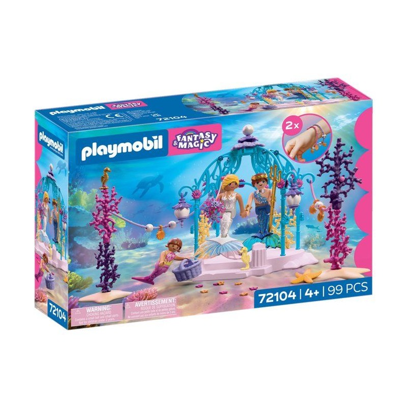 PLAYMOBIL 72104 Mariage des sirenes, Princesses Fantasy & Magic, 99 pi