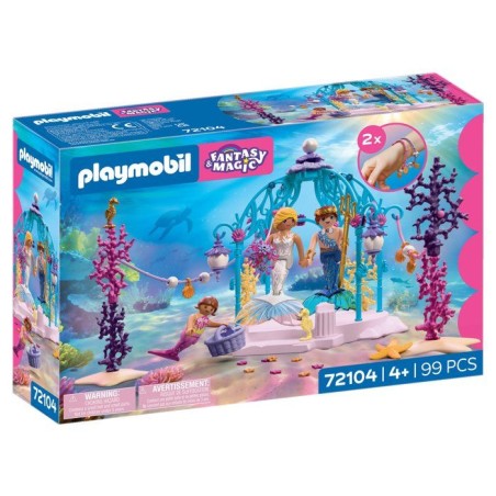 PLAYMOBIL 72104 Mariage des sirenes, Princesses Fantasy & Magic, 99 pi