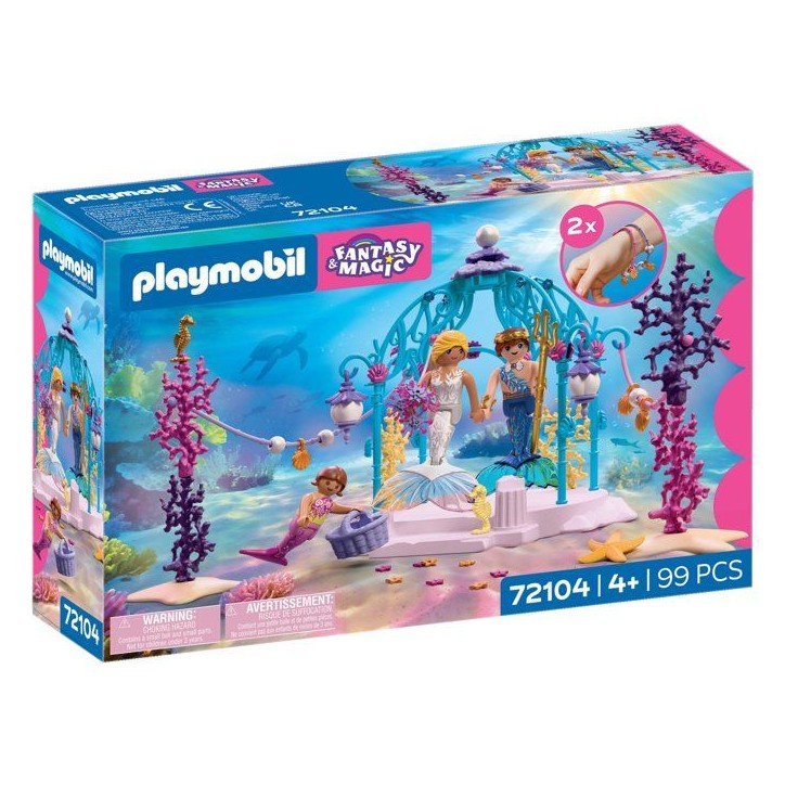 PLAYMOBIL 72104 Mariage des sirenes, Princesses Fantasy & Magic, 99 pieces, Des 4 ans