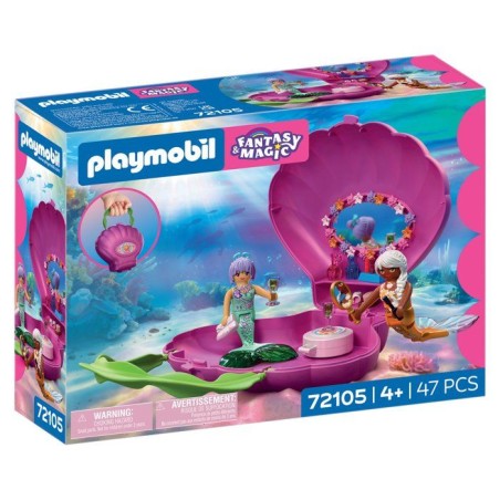 PLAYMOBIL 72105 Sac coquillage & sirenes, Les Sirenes Fantasy & Magic,