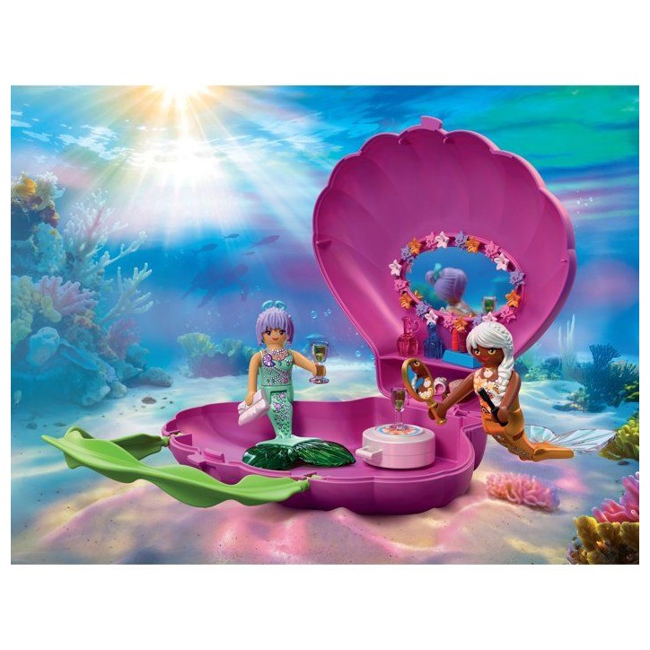 PLAYMOBIL 72105 Sac coquillage & sirenes, Les Sirenes Fantasy & Magic, 47 pieces, Des 4 ans PLAYMOBIL 72105 Sac coquillage & sirenes, Les Sirenes Fantasy & Magic, 47 pieces, Des 4 ans