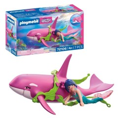 Playmobil 72106 Orque et sirene, Les Sirenes Fantasy & Magic, 7 pieces