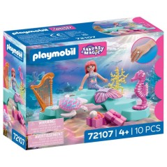 PLAYMOBIL 72107 Sirene, cadeaux & animaux marins