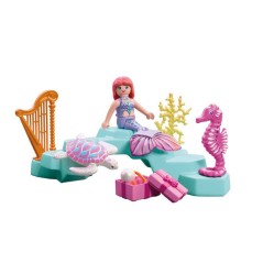 PLAYMOBIL 72107 Sirene, cadeaux & animaux marins