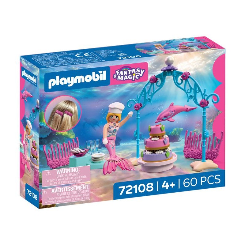 PLAYMOBIL 72108 Buffet de mariage des sirenes, Les Sirenes Fantasy & M