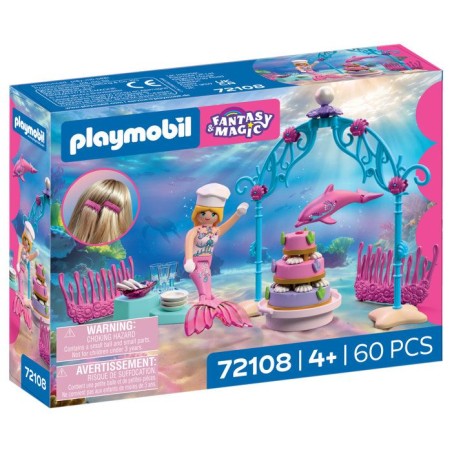 PLAYMOBIL 72108 Buffet de mariage des sirenes, Les Sirenes Fantasy & M