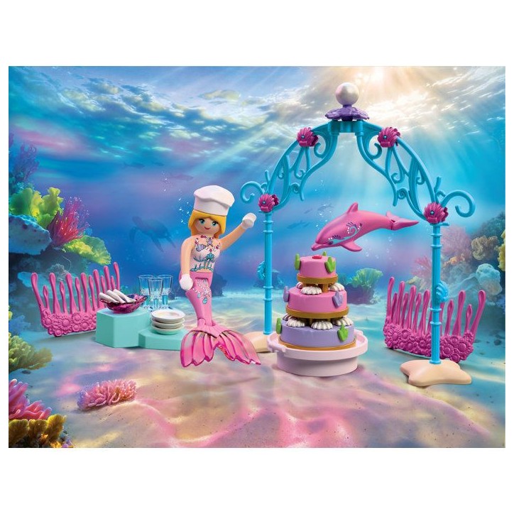 PLAYMOBIL 72108 Buffet de mariage des sirenes, Les Sirenes Fantasy & Magic, 60 pieces, Des 4 ans PLAYMOBIL 72108 Buffet de mariage des sirenes, Les Sirenes Fantasy & Magic, 60 pieces, Des 4 ans