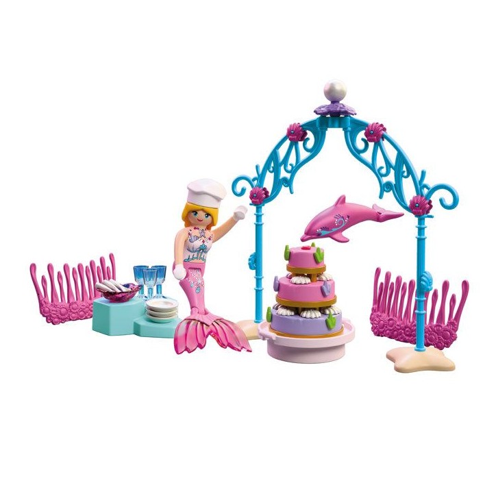 PLAYMOBIL 72108 Buffet de mariage des sirenes, Les Sirenes Fantasy & Magic, 60 pieces, Des 4 ans PLAYMOBIL 72108 Buffet de mariage des sirenes, Les Sirenes Fantasy & Magic, 60 pieces, Des 4 ans