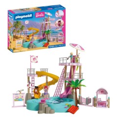 PLAYMOBIL 72120 Barbie Parc aquatique, 146 pieces, des 4 ans
