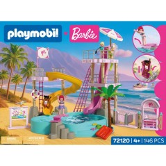 PLAYMOBIL 72120 Barbie Parc aquatique, 146 pieces, des 4 ans