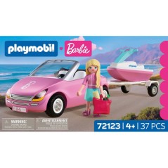 PLAYMOBIL 72123 Barbie Cabriolet & scooter de mer, 37 pieces, Des 4 an