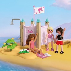 PLAYMOBIL 72124 Barbie Cabine de plage, 54 pieces, Des 4 ans