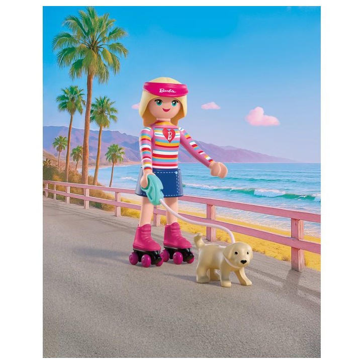 PLAYMOBIL 72126 Barbie Promenade a Malibu, 9 pieces, Des 4 ans