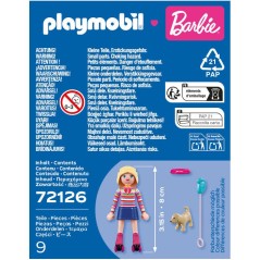 PLAYMOBIL 72126 Barbie Promenade a Malibu, 9 pieces, Des 4 ans