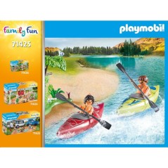 PLAYMOBIL 71425 Vacanciers avec tente, My Life, Camping, 54 pieces, de