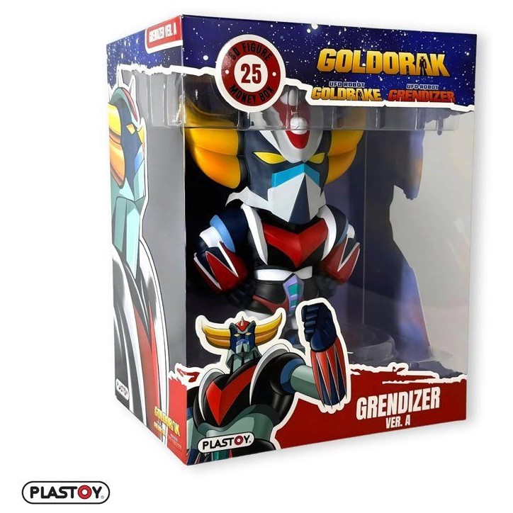 Tirelire - PLASTOY - Goldorak Chibi Debout - Plastique - 18 cm Tirelire - PLASTOY - Goldorak Chibi Debout - Plastique - 18 cm