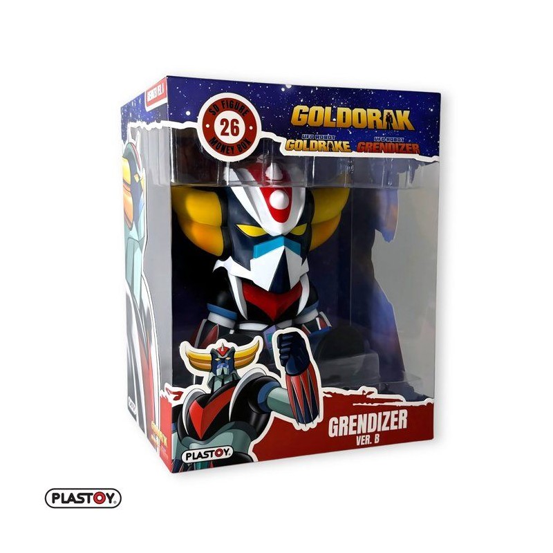 Tirelire - PLASTOY - Goldorak Chibi Assis - Plastique - 15 cm