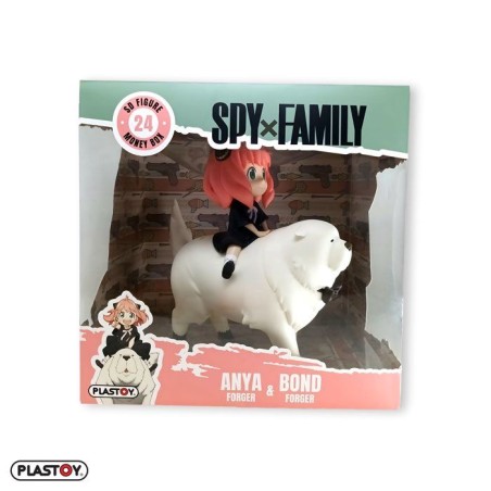 Tirelire - PLASTOY - Spy x Family Anya Forger et Bond Forger - Plastiq