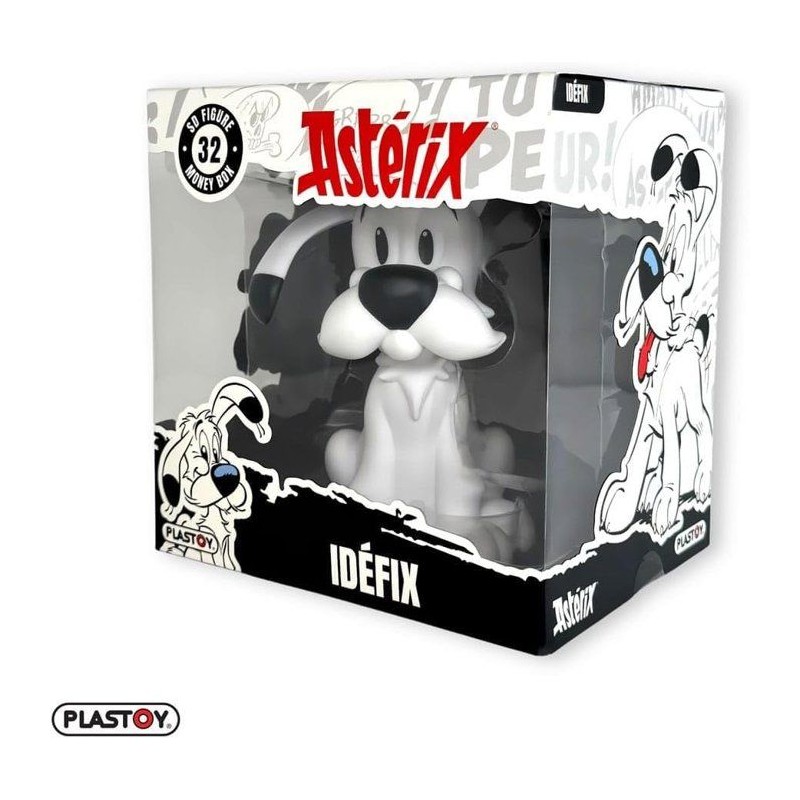 Tirelire - PLASTOY - Astérix Idéfix - Plastique - 15 cm