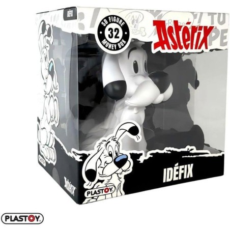 Tirelire - PLASTOY - Astérix Idéfix - Plastique - 15 cm