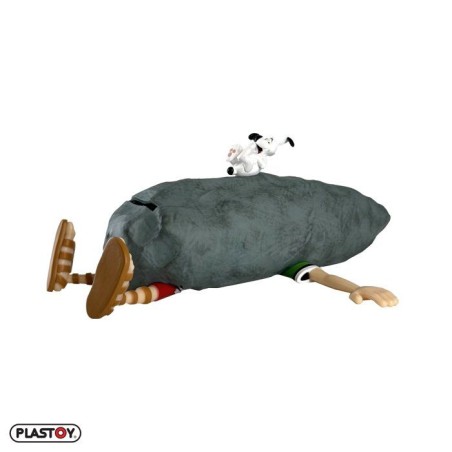 Tirelire - PLASTOY - Astérix Idéfix et le Romain écrasé - Plastique - 8 cm