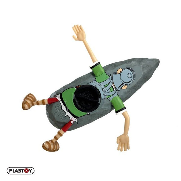 Tirelire - PLASTOY - Astérix Idéfix et le Romain écrasé - Plastique - 8 cm Tirelire - PLASTOY - Astérix Idéfix et le Romain écrasé - Plastique - 8 cm