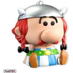 Tirelire - PLASTOY - Astérix Chibi Obélix - Plastique - 14 cm