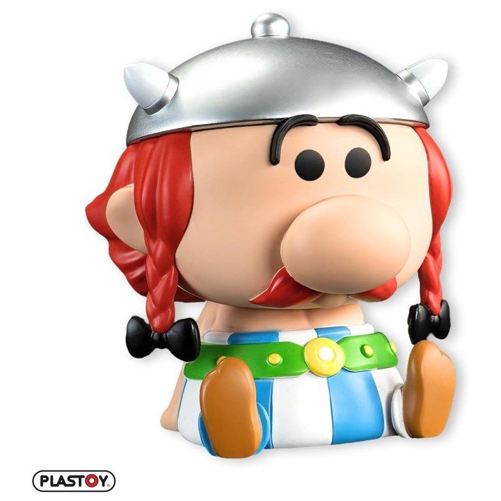 Tirelire - PLASTOY - Astérix Chibi Obélix - Plastique - 14 cm Tirelire - PLASTOY - Astérix Chibi Obélix - Plastique - 14 cm