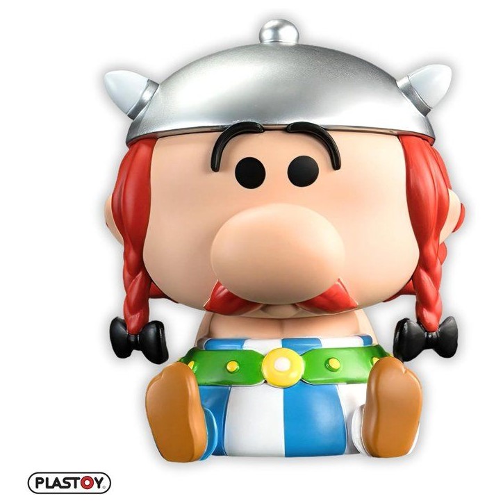 Tirelire - PLASTOY - Astérix Chibi Obélix - Plastique - 14 cm Tirelire - PLASTOY - Astérix Chibi Obélix - Plastique - 14 cm