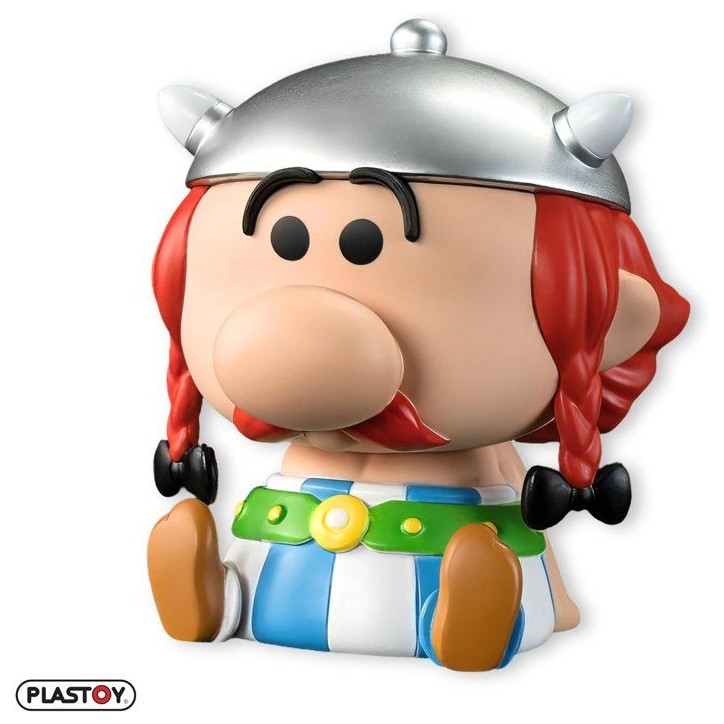 Tirelire - PLASTOY - Astérix Chibi Obélix - Plastique - 14 cm Tirelire - PLASTOY - Astérix Chibi Obélix - Plastique - 14 cm
