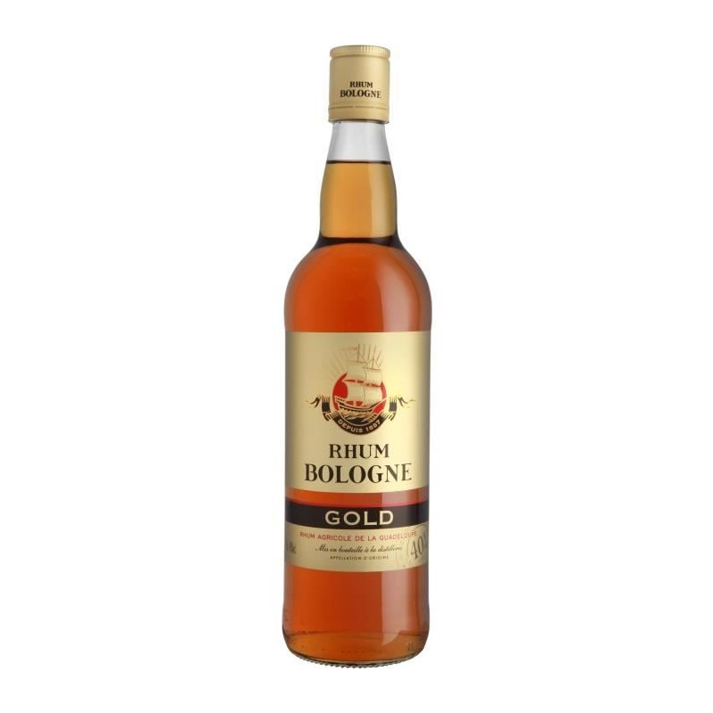 Bologne - Rhum Gold Ambré - 40.0% Vol. - 70 cl
