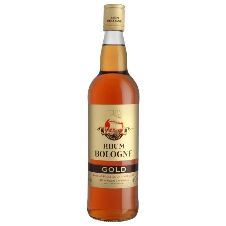 Bologne - Rhum Gold Ambré - 40.0% Vol. - 70 cl