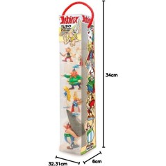 Coffret figurines - PLASTOY - Astérix Village Gaulois Tubo 7 figurines - Résine - 4 a 10 cm