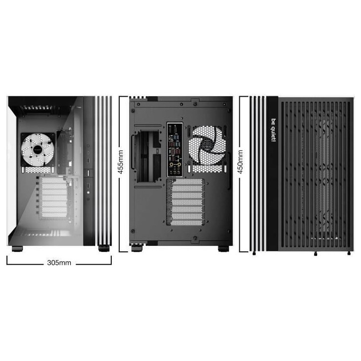 Boîtier PC - BE QUIET! - Light Base 600 LX - RGB - Verre trempé - USB 3.0 Boîtier PC - BE QUIET! - Light Base 600 LX - RGB - Verre trempé - USB 3.0