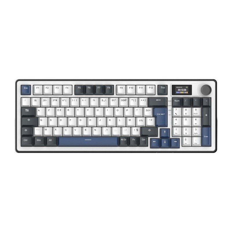 Clavier Gaming - Mecha - THE G-LAB - Triple Mode Ecran - 96% - RGB