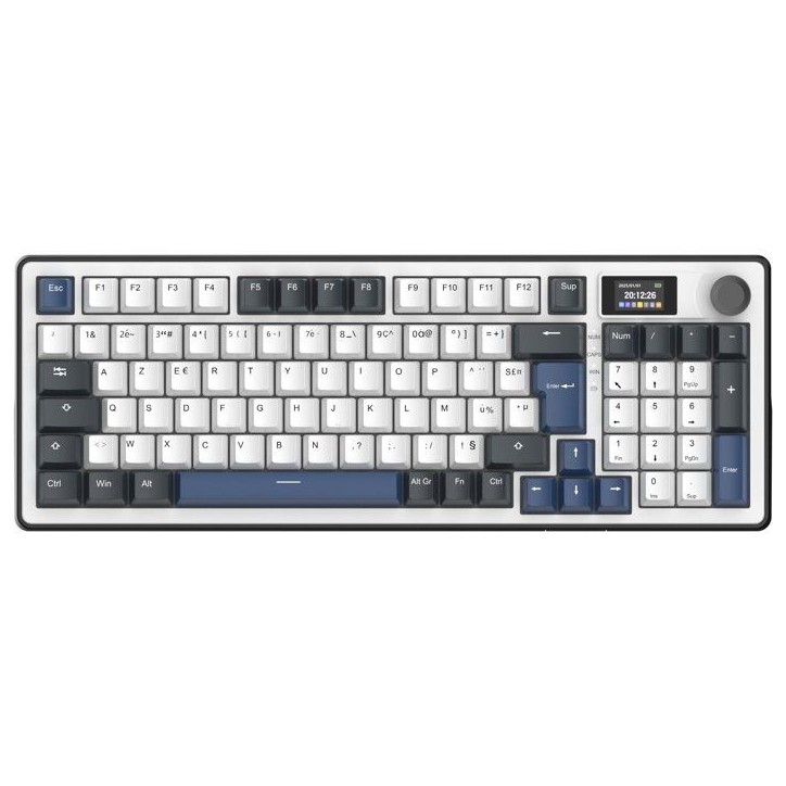 Clavier Gaming - Mecha - THE G-LAB - Triple Mode Ecran - 96% - RGB Clavier Gaming - Mecha - THE G-LAB - Triple Mode Ecran - 96% - RGB