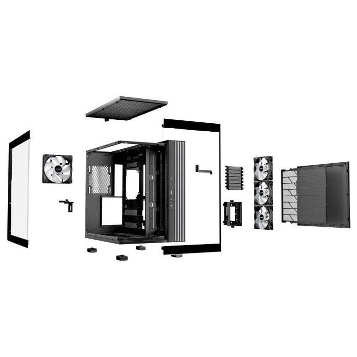 Boîtier PC - BE QUIET! - Light Base 600 LX - RGB - Verre trempé - USB 3.0 Boîtier PC - BE QUIET! - Light Base 600 LX - RGB - Verre trempé - USB 3.0