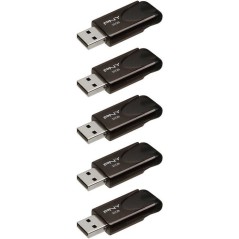 Pack de 5 Clés USB 2.0 - PNY - Attaché 4 - 32 Go