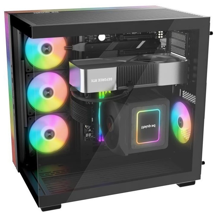 Boîtier PC - BE QUIET! - Light Base 600 LX - RGB - Verre trempé - USB 3.0 Boîtier PC - BE QUIET! - Light Base 600 LX - RGB - Verre trempé - USB 3.0