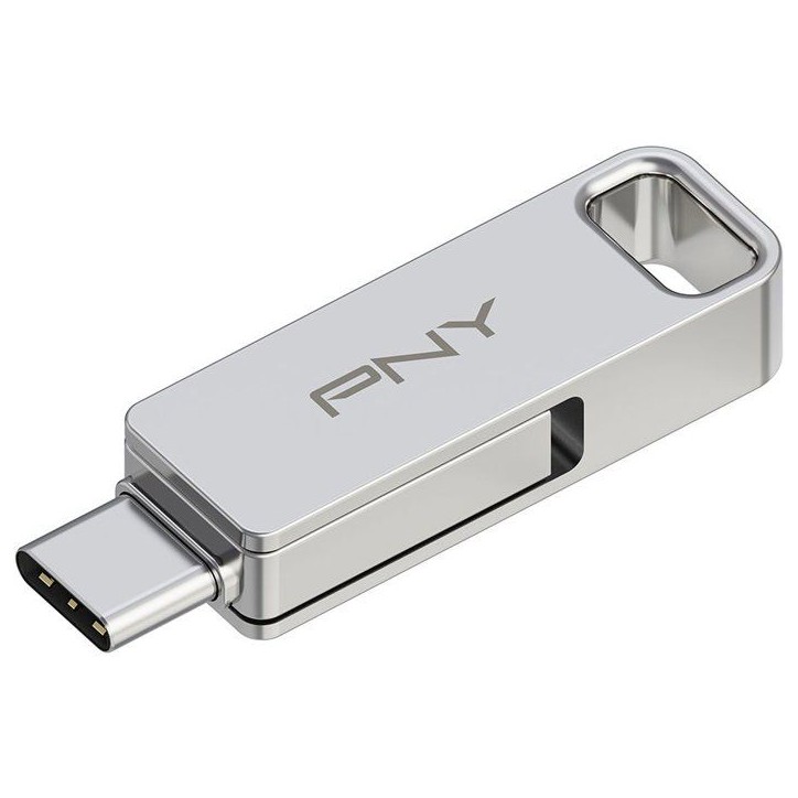 Clé USB 3.2 - PNY - DUO LINK - Type-C/Type-A - 256 Go - Jusqu'a 200 Mo/s Clé USB 3.2 - PNY - DUO LINK - Type-C/Type-A - 256 Go - Jusqu'a 200 Mo/s