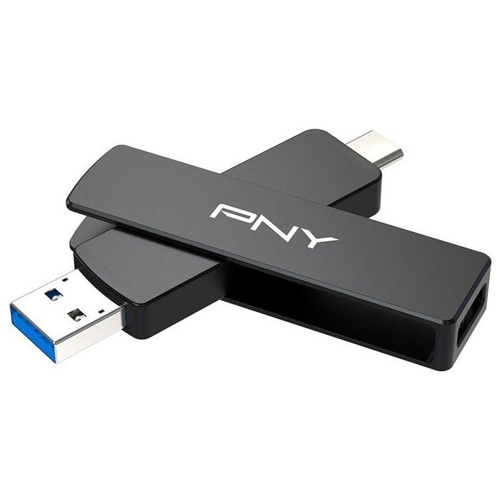 Clé USB 3.2 - PNY - DUO LINK V3 - Type-C/Type-A - 2 To - Jusqu'a 1000 Mo/s Clé USB 3.2 - PNY - DUO LINK V3 - Type-C/Type-A - 2 To - Jusqu'a 1000 Mo/s