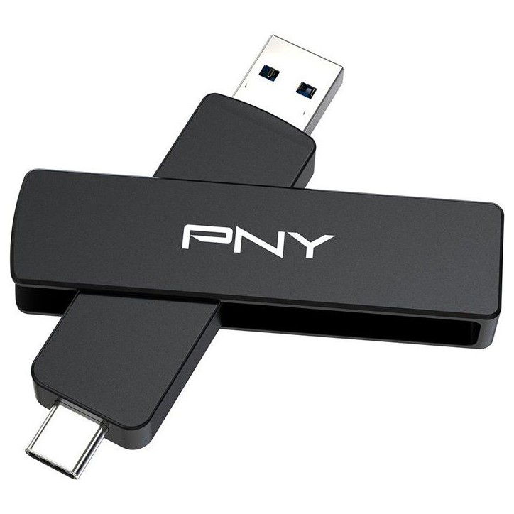 Clé USB 3.2 - PNY - DUO LINK V3 - Type-C/Type-A - 2 To - Jusqu'a 1000 Mo/s Clé USB 3.2 - PNY - DUO LINK V3 - Type-C/Type-A - 2 To - Jusqu'a 1000 Mo/s